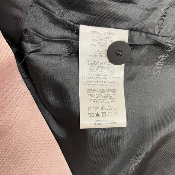 NWOT Stine Goya Kiana Rose Jacquard Pink Jacket Size M - Picture 13 of 16